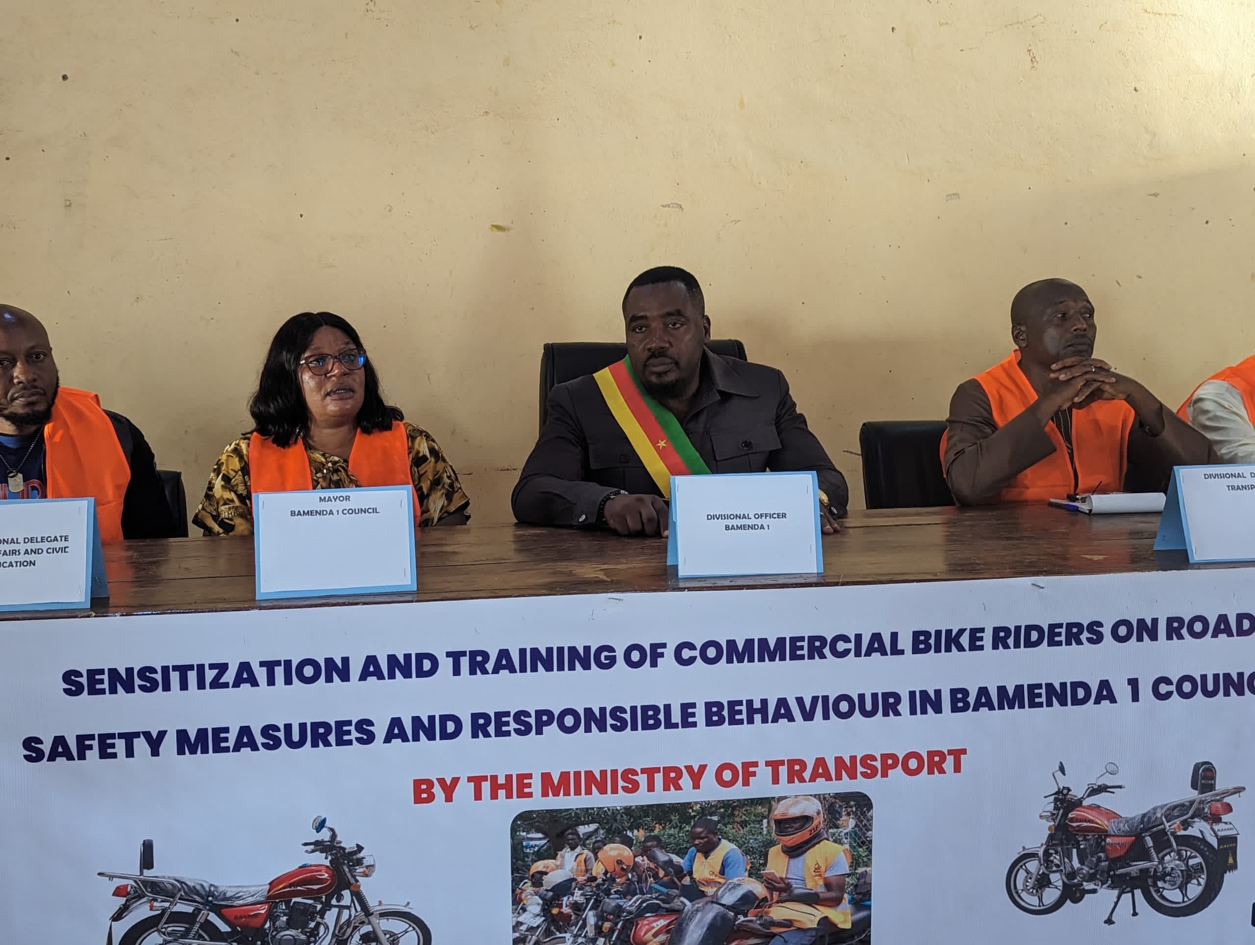 Bamenda 1: Road safety safety campaign targets commercial bike riders image 1