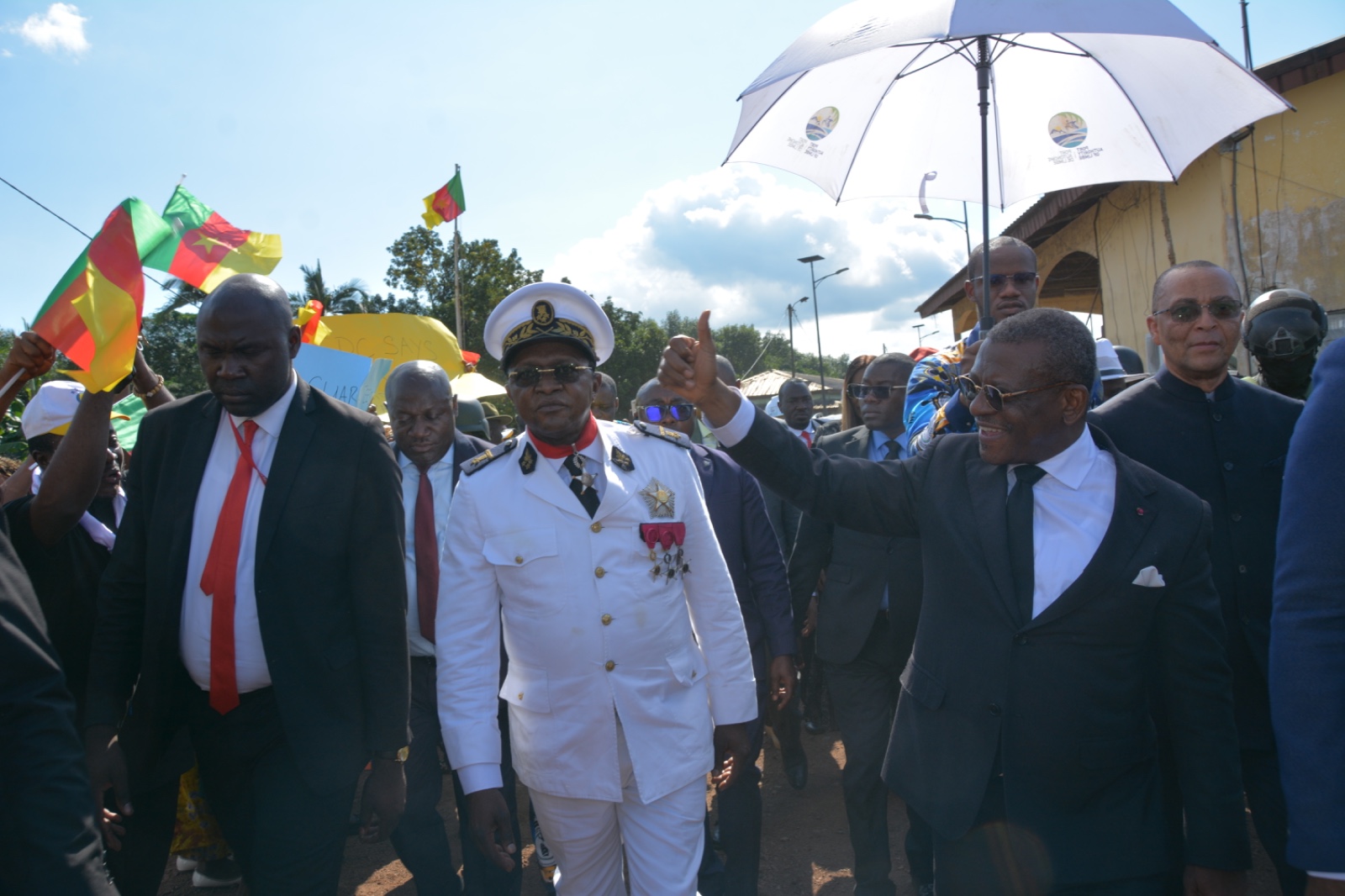 On Working Visit: PM Dion Ngute rallies Tiko people to Vote Biya image 1